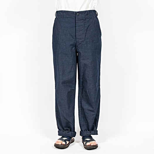 WORKERS(ワーカーズ)～FWP Trousers Indigo Cotton Linen～