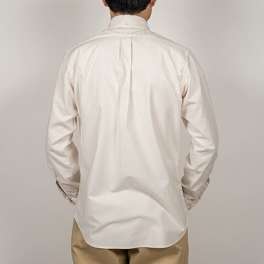 WORKERS(ワーカーズ)～Modified IVY BD, Ecru Stripe Supima OX～