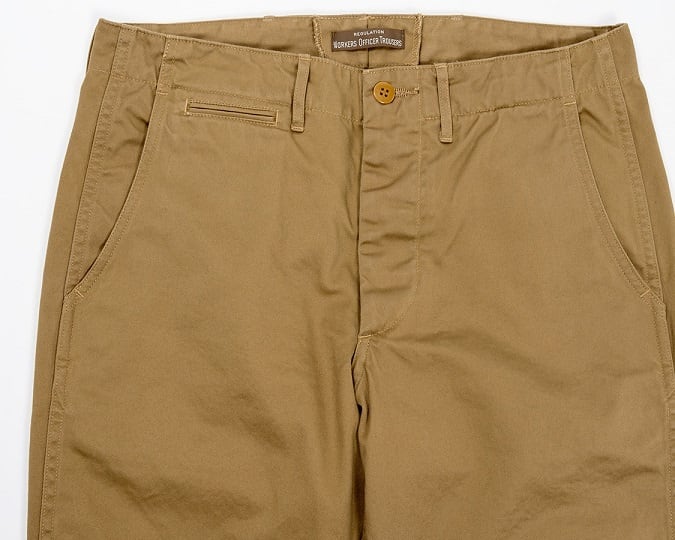 WORKERS(ワーカーズ)～Workers Officer Trousers SlimFit Type2 10oz USMC Khaki～