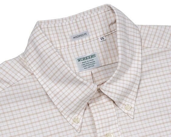 WORKERS(ワーカーズ)～Modified BD, Matileda Check OX, Beige～