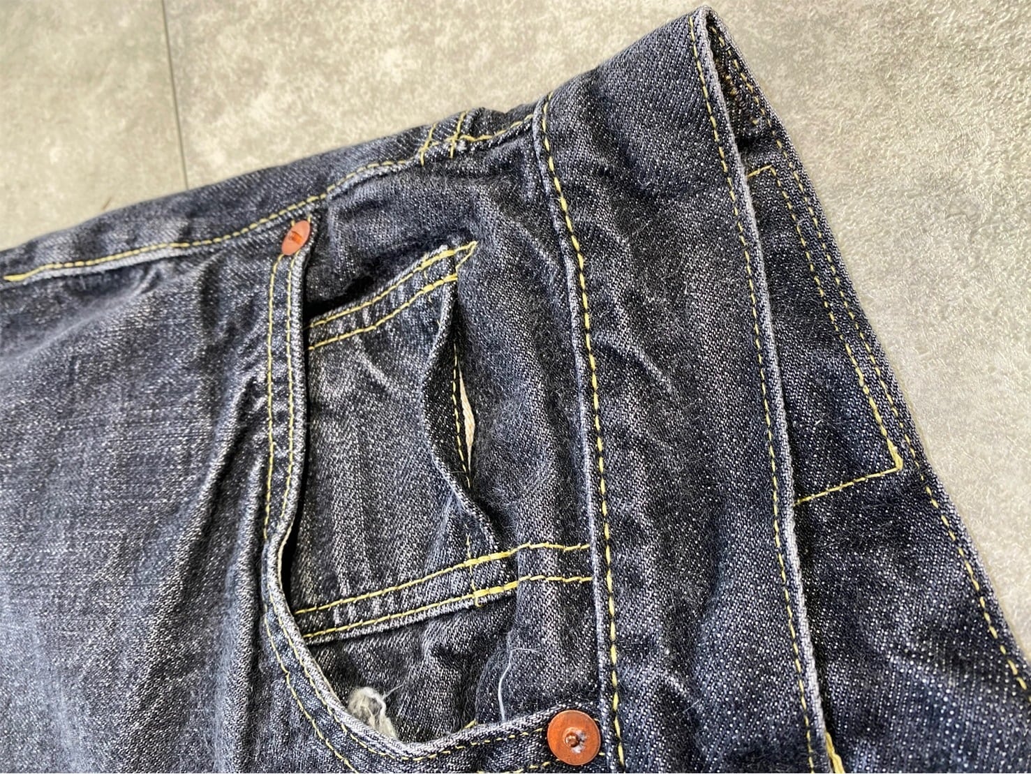 RESOLUTE(リゾルト) 15周年ブラックリミテッド 【Lot 714GB】W36 ONE-WASH