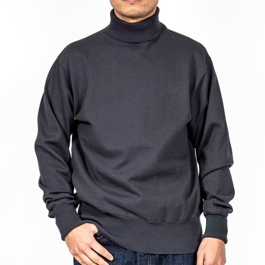 WORKERS(ワーカーズ)～Cotton RAF Sweater, Fade Black～