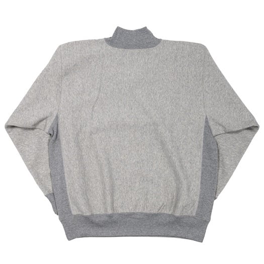 WORKERS(ワーカーズ) Trico Tag Sweat, Half Zip, Grey～