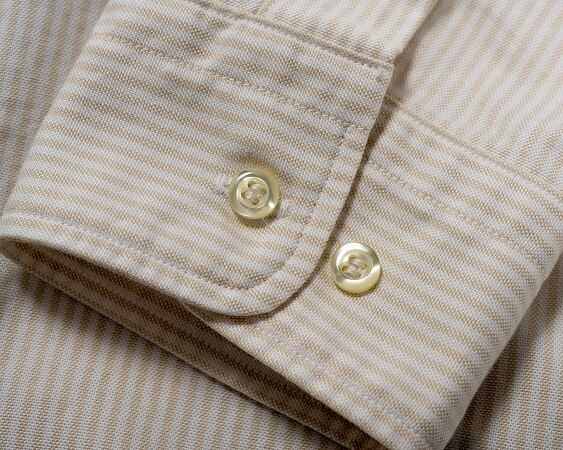 WORKERS(ワーカーズ)～Modified IVY BD, Ecru Stripe Supima OX～