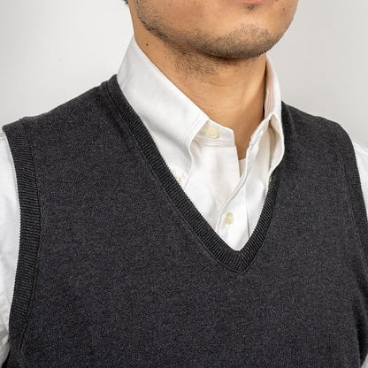 WORKERS(ワーカーズ)～FC High Gauge Knit, Vest CHARCOAL～
