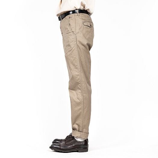 WORKERS(ワーカーズ)～Workers Officer Trousers SlimFit Type2 Greige Chino～