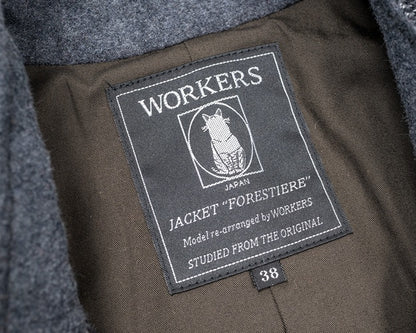 【WORKERS】Forestier, Twisted Herringbone Tweed