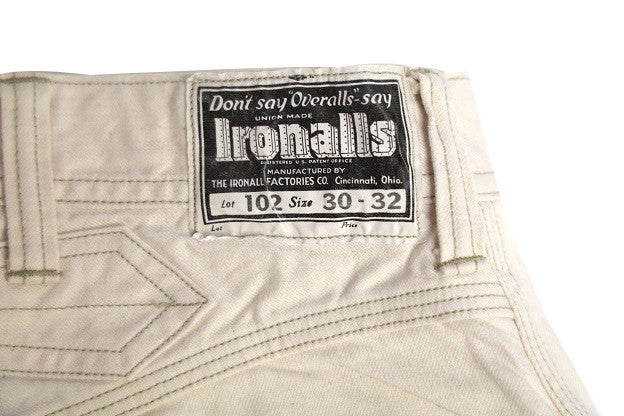 Lot 102 OVERALLS White