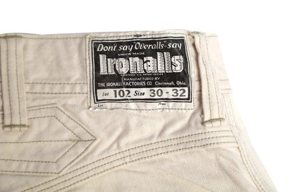 Lot 102 OVERALLS White