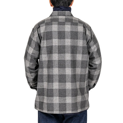 【WORKERS】Open Collar Shirt, Cotton Wool Flannel, Check