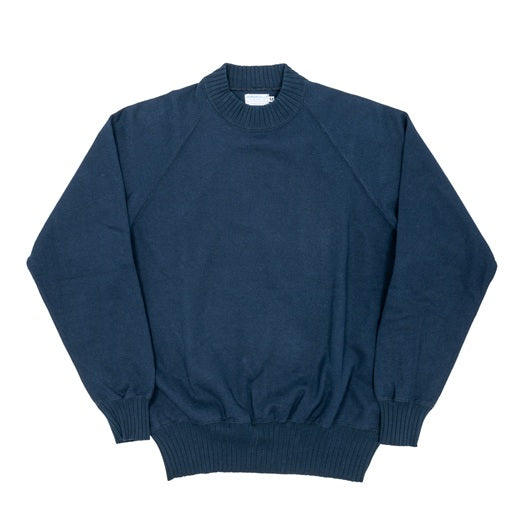 【WORKERS】Raglan Cotton Sweater Navy