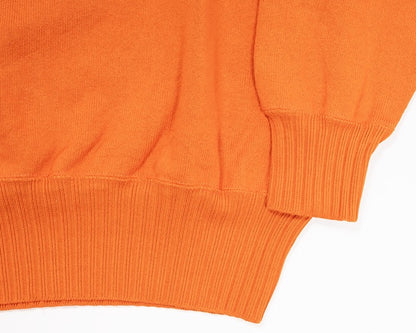 【WORKERS】Raglan Cotton Sweater Orange