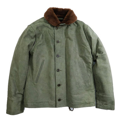 【C-WORKS】"Scope" All Leather N-1 deck jacket