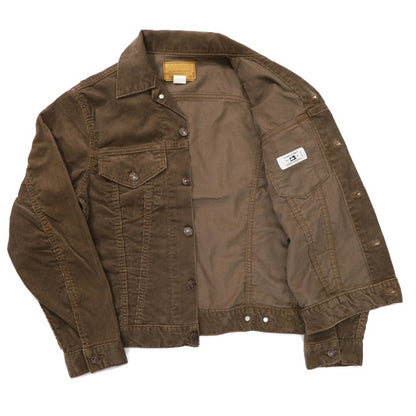 【FEM】TRUCKER JACKET CORDUROY BROWN