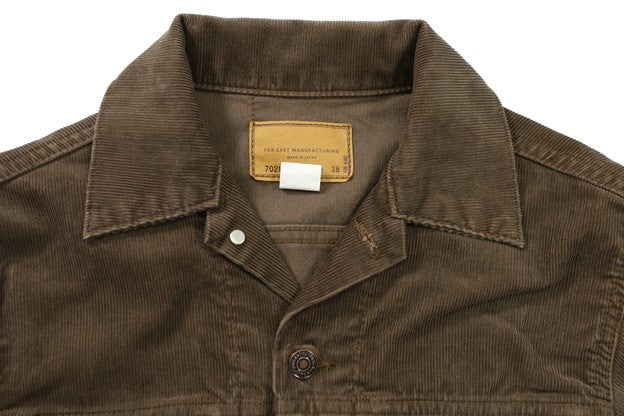 【FEM】TRUCKER JACKET CORDUROY BROWN