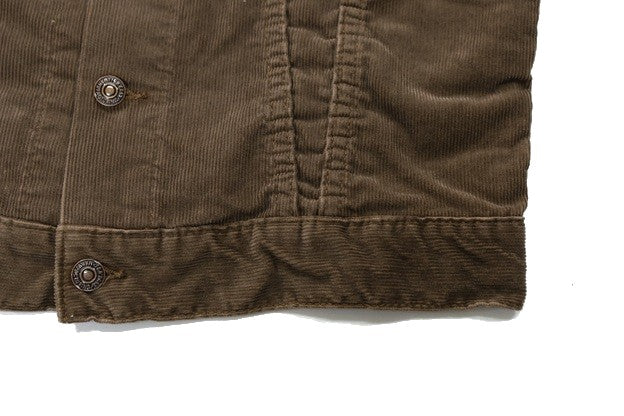 【FEM】TRUCKER JACKET CORDUROY BROWN
