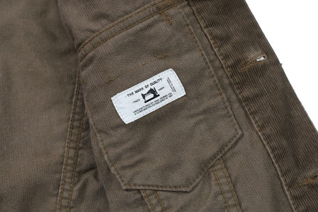 【FEM】TRUCKER JACKET CORDUROY BROWN