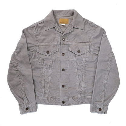 【FEM】TRUCKER JACKET CORDUROY LIGHT GRAY