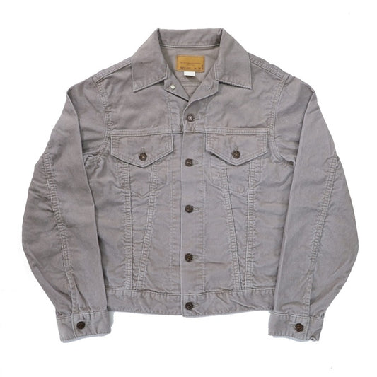 【FEM】TRUCKER JACKET CORDUROY LIGHT GRAY