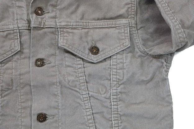 【FEM】TRUCKER JACKET CORDUROY LIGHT GRAY