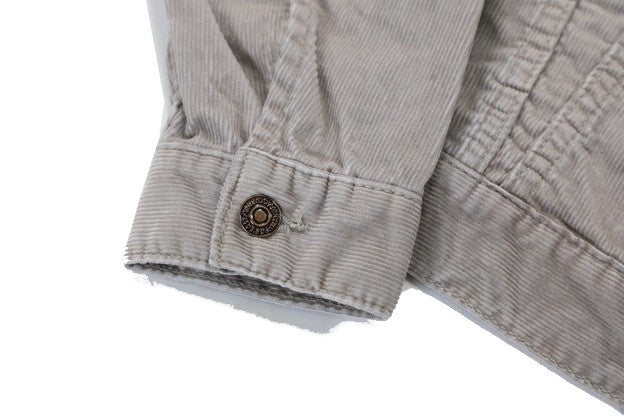 【FEM】TRUCKER JACKET CORDUROY LIGHT GRAY