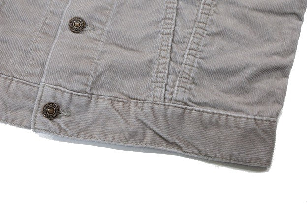 【FEM】TRUCKER JACKET CORDUROY LIGHT GRAY