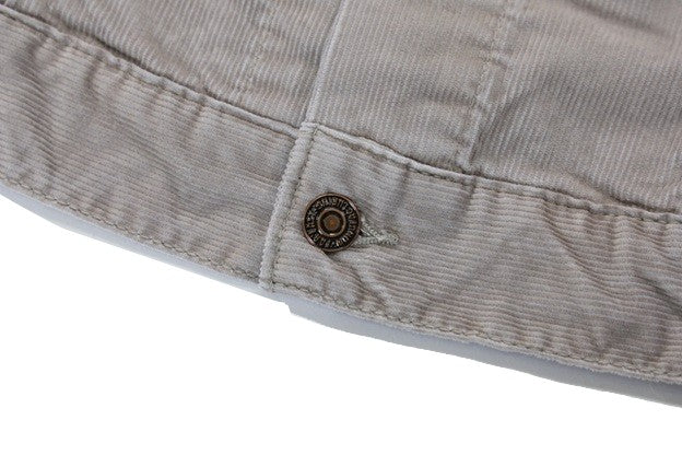 【FEM】TRUCKER JACKET CORDUROY LIGHT GRAY