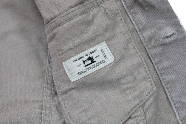 【FEM】TRUCKER JACKET CORDUROY LIGHT GRAY