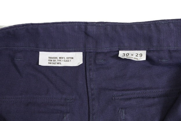 【FAR EAST MANUFACTURING】UTILITY PANT NAVY
