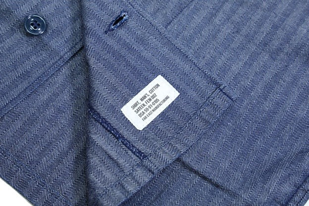 【Far East Manufacturing】UTILITY SHIRT Herringbone