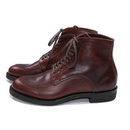 Makers V TIP BLUCHER HIGH バーガンディ サイド