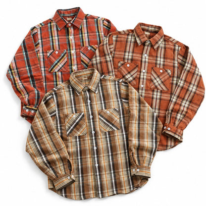 【FEM】"WORK SHIRT" Heavy Flannel Plaid