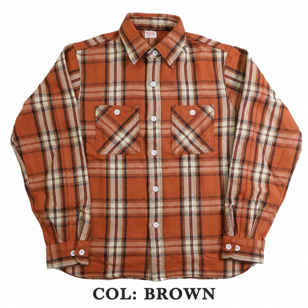 【FEM】"WORK SHIRT" Heavy Flannel Plaid