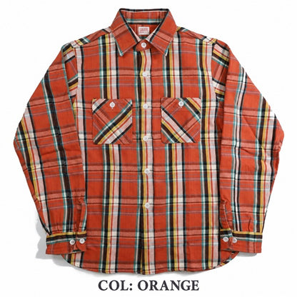 【FEM】"WORK SHIRT" Heavy Flannel Plaid