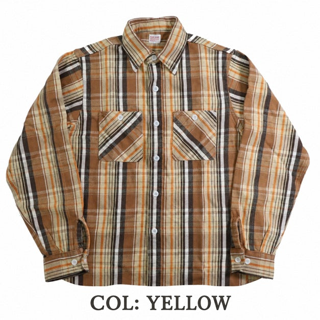 【FEM】"WORK SHIRT" Heavy Flannel Plaid