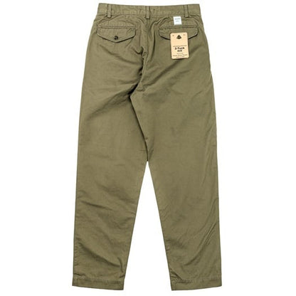 WORKERS(ワーカーズ)～Officer Trousers, 2 Tuck, 8 oz Hunter Green Chino～