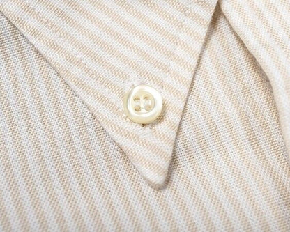 WORKERS(ワーカーズ)～Short Sleeve BD, Ecru Stripe Supima OX～