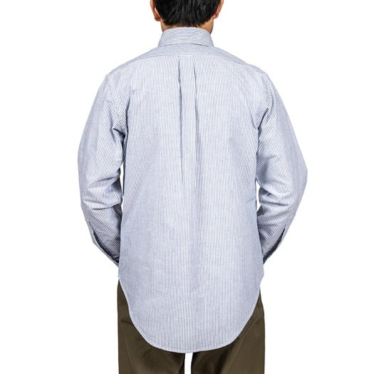 WORKERS(ワーカーズ)～7 Button BD, Stripe OX, Blue～