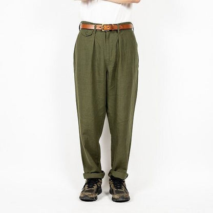 WORKERS(ワーカーズ)～Summer Trousers Olive Linen～