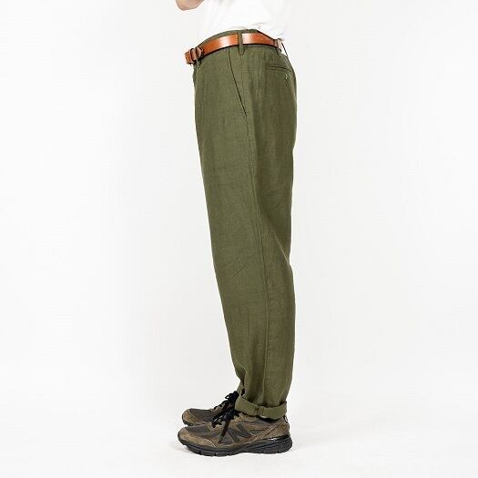 WORKERS(ワーカーズ)～Summer Trousers Olive Linen～