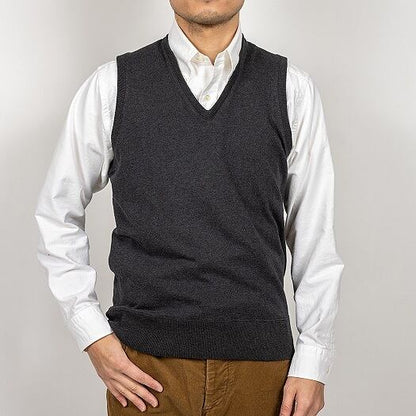 WORKERS(ワーカーズ)～FC High Gauge Knit, Vest CHARCOAL～