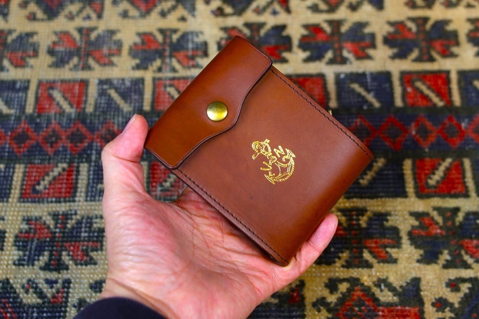 VASCO(ヴァスコ)～LEATHER NAVAL MIDDLE WALLET～