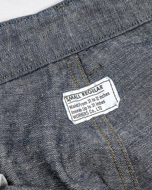WORKERS(ワーカーズ)～M-65 Trousers Mod, 10 oz Brown Back Denim～