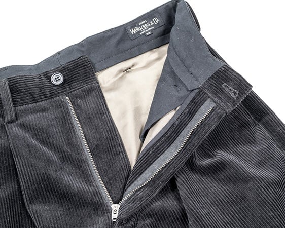WORKERS(ワーカーズ)～WORKERS Trousers, Heavy Corduroy, Black～