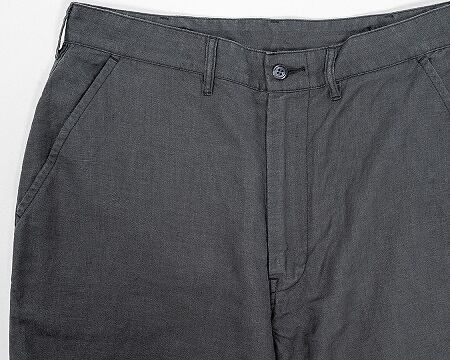 WORKERS(ワーカーズ)～FWP Trousers Charcoal Linen～