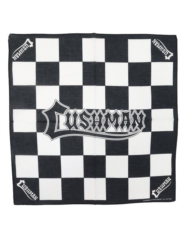 CUSHMAN(クッシュマン)～CHECKER FLAG BANDANA～