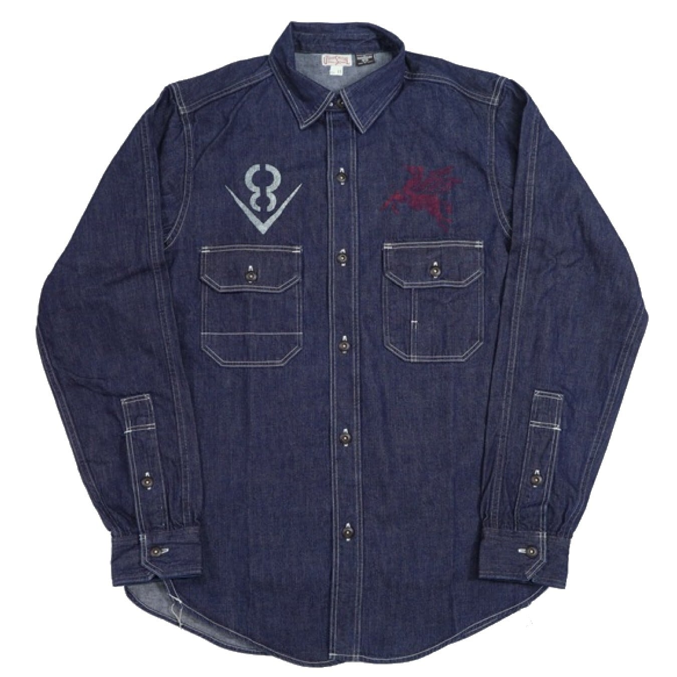 FREEWHEELERS(フリーホイーラーズ)～HOTRODDER CUSTOM "V8 ROADSTER" Birner MECHANIC SHIRT～