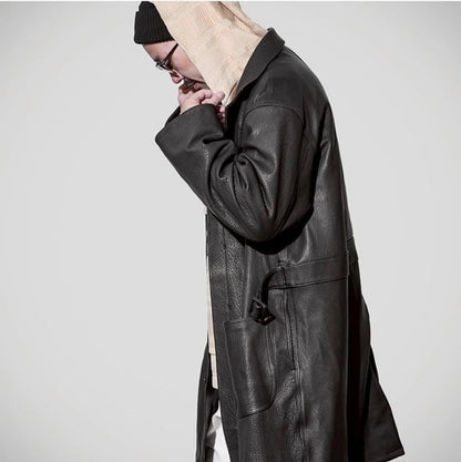 C-WORKS(シーワークス)～”Agents” Deerskin Shop Coat～