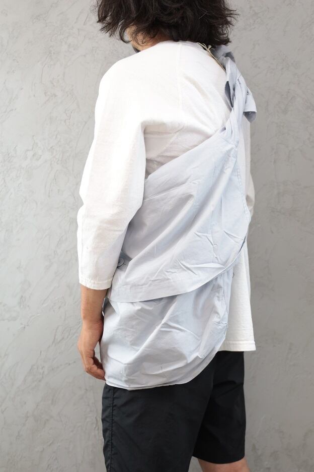 COMFY(コムフィ)～NEWSPAPER SHIRTS SMOKE BLUE～