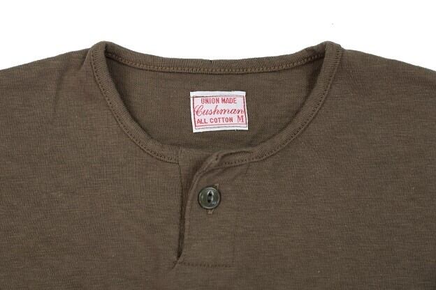 CUSHMAN(クッシュマン)～ONE BUTTON HENLEY TEE～